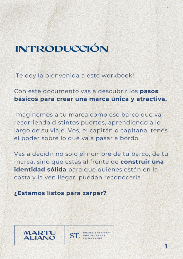 Workbook: <br>Cómo crear una marca única - Imagen 2